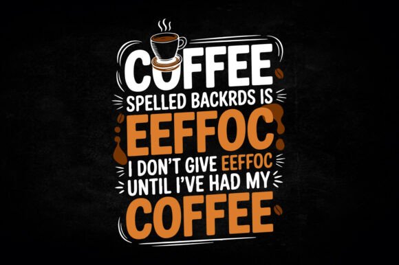 Cafe Eeffoc Coffee Shop T-shirts Design for Graphics & Crafts