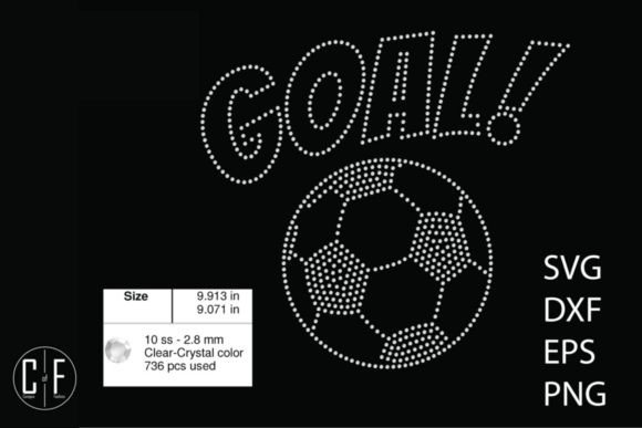 Goal Soccer Ball Rhinestone: T-Shirt Graphics Review