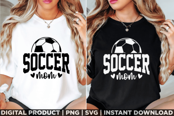 Mothers Day Soccer Mom Graphics & T-Shirt Designs
