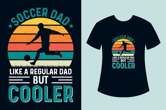 Soccer Dad Retro Sunset: Graphics & Print Templates Review