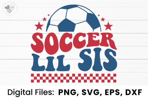 Soccer Lil Sis Wavy SVG: A Brand Designer Review of This Graphic for T-Shirt Designs and Marketing
