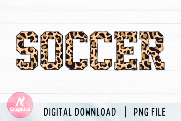 Soccer Sublimation PNG - Leopard Graphics & T-Shirt Designs