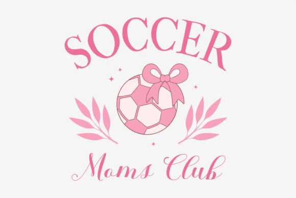 Vintage Coquette Soccer Mom Club Svg Png: Graphics for T-Shirt Designs
